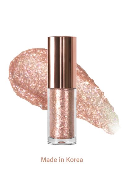 Peach C Champagne Eyeglitter - 02 Valentine Pink (3,5g) Eyeshadow & Glitter Liquid Illuminator