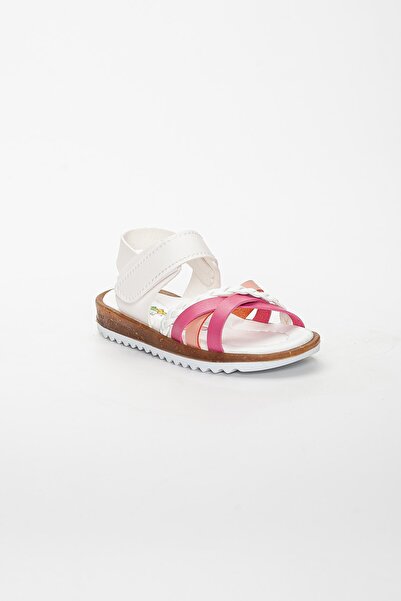 Dilimler Ayakkabı Cute Baby Orthopedic Braided Fuchsia Girl Ilkadım Baby Sandals