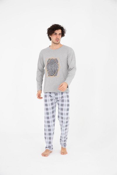 Rimoli Men's Single Jersey Pajama Set 4005 - 100% Cotton