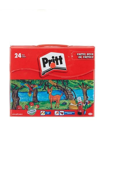 Pritt Crayon 24 Colors Oil Pastels
