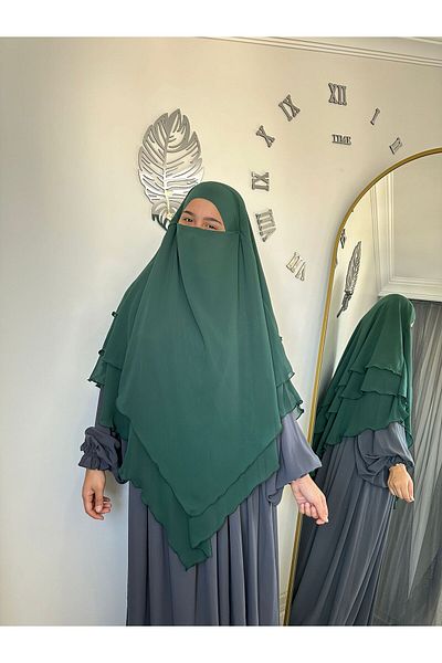 yusracollectionn Long Souffle Khimar