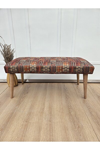 daddi ahşap DİKDÖRTGEN UZUN PUF, KAPI ÖNÜ PUFU, AYAKUCU PUFU,