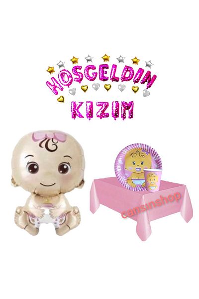 CANSIN Pink Welcome My Daughter Set