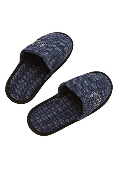 Liger Men's Winter House Slippers - Dark Blue