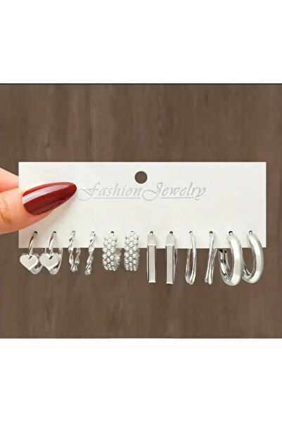 Butik 6 ÇİFT KÜPE SETİ