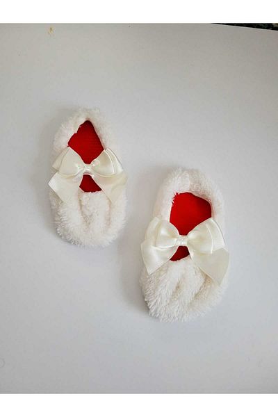 Aware Time Girl's Bow and Plush Booties