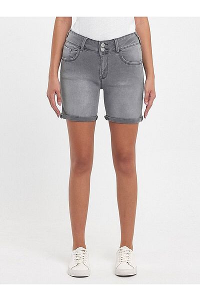 Ltb Pantaloni scurți Jeans Rosina cu talie mijlocie