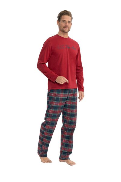 U.S. Polo Assn. Πόλο Ασν. Ανδρικά ρούχα για το σπίτι - Claret Red 3TPT Υλικό