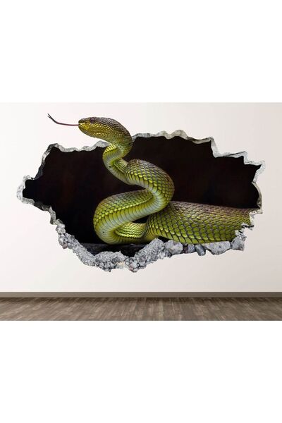 KanvasSepeti Full HD štampa 3D moderna zidna nalepnica