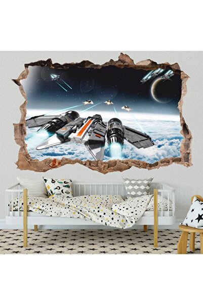 KanvasSepeti Космічна тема, друк у форматі Full HD, сучасні наклейки на стіни
