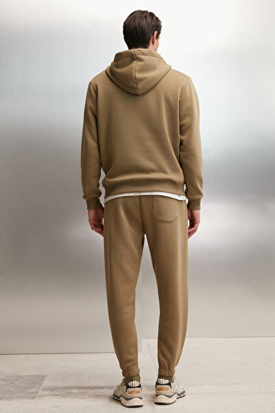 GRIMELANGE Loıc ανδρικό μαλακό ελαστικό στενό παντελόνι με τρεις τσέπες από οργανικό βαμβάκι χακί