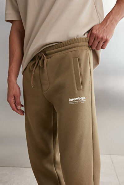 GRIMELANGE Loıc ανδρικό μαλακό ελαστικό στενό παντελόνι με τρεις τσέπες από οργανικό βαμβάκι χακί