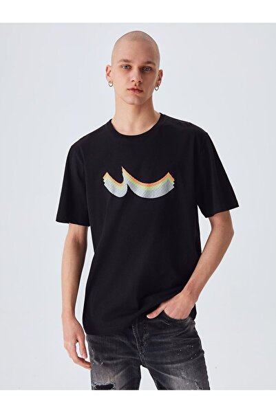 Ltb تي شيرت أسود بشعار