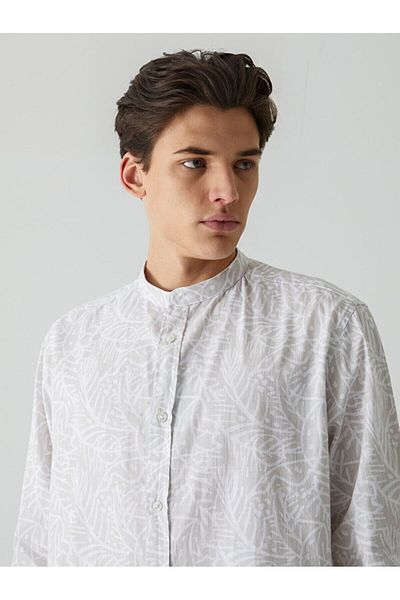 Ltb Patterned Collar Shirt