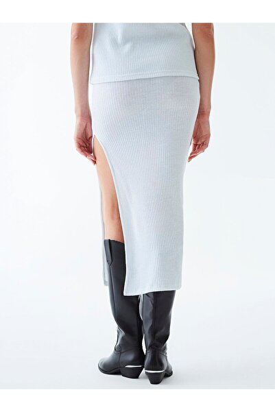 Ltb Yandan Yırtmaçlı Midi Etek