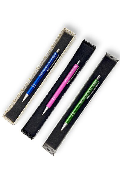 SürLaz Öğretmenler Günü Hediyesi Denil Hediyelik 3 İsme Özel Kutulu Hediyelik...