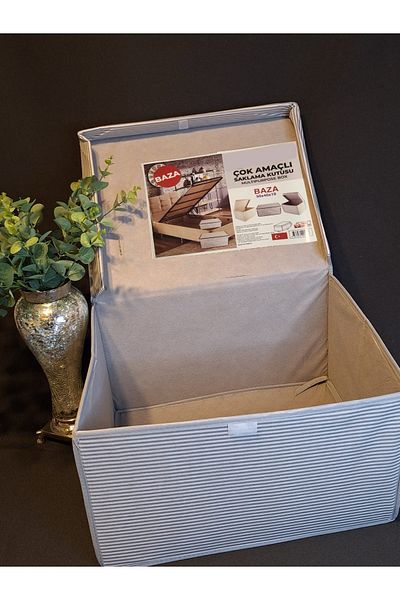 Başak Ev Tekstili Multi-Purpose Storage Box Base 50 X 40 X 19