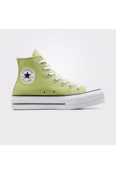 Converse Chuck Taylor All Star Lift Platform Seasonal Color Women's Green Sneakers