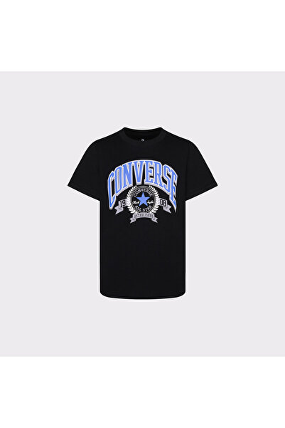 Converse Rec Club Organic Çocuk Siyah T-Shirt