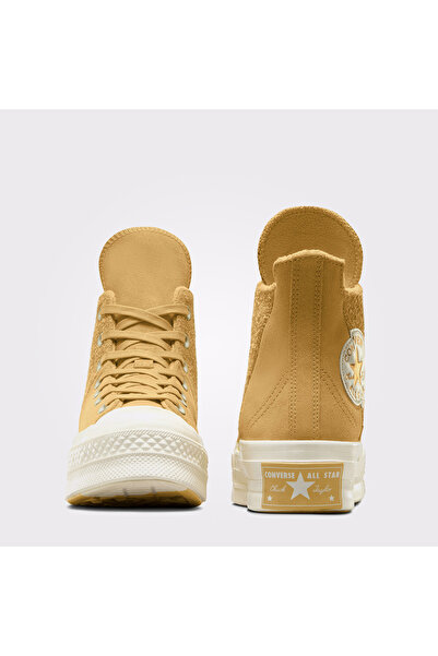 Converse Chuck 70 Plus Warm Winter Kadın Bej Sneaker