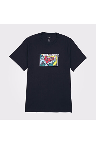 Converse Comic Erkek Siyah T-Shirt