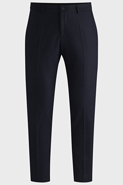 BOSS Yünlü Streç Flanel Slim Fit Normal Bel Pantolon Erkek PANTOLON 50530644 405