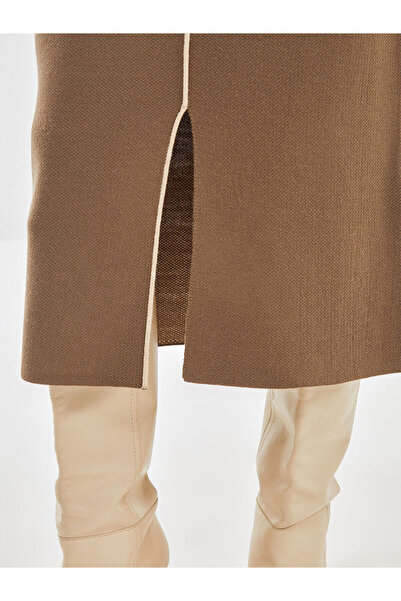 LC Waikiki Slim Fit Women's Knitwear Skirt with Elastic Waist