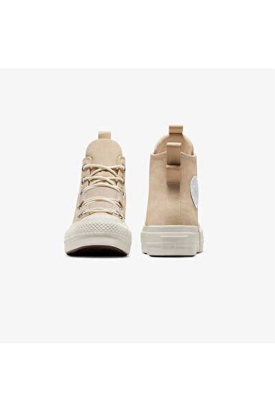 Converse Chuck Taylor All Star Lift Platform Kadın Bej Sneaker