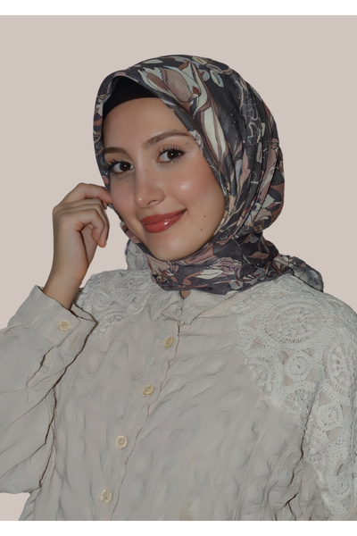 LOPRES Anemone Soft Anthracite Scarf