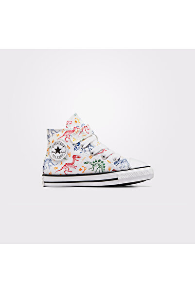 Converse Chuck Taylor All Star Easy-On Dinos Bebek Beyaz Sneaker