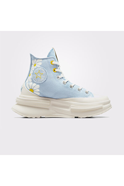 Converse Run Star Legacy Cx Platform Floral Kadın Mavi Sneaker