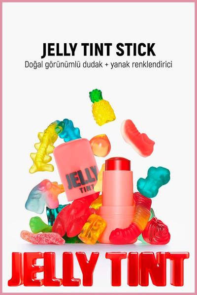Nera Classy Natural Look Jelly Tint with Colorful Lip and Cheek Detail