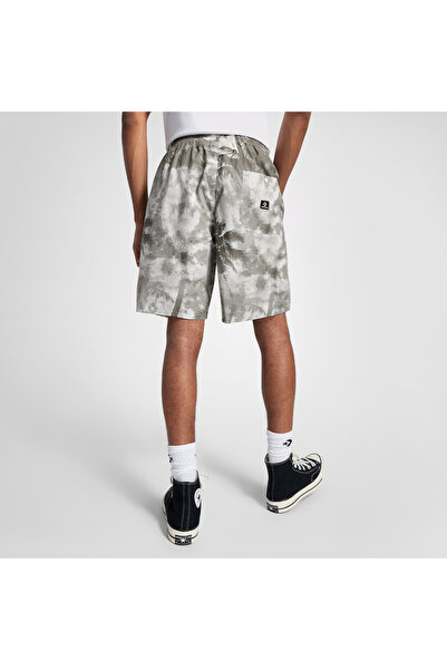 Converse Classic Desenli Erkek Gri Şort