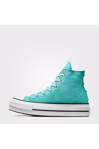 Converse Chuck Taylor All Star Lift Platform Stars Kadın Mavi Sneaker