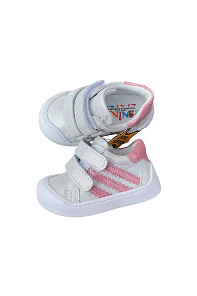 NİNO BEBE Genuine Leather Orthopedic Sole First Step Shoes