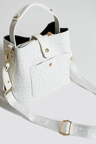 Just Polo Original Women's Reverse Lock Snap Closure Handbag with Back Pocket...