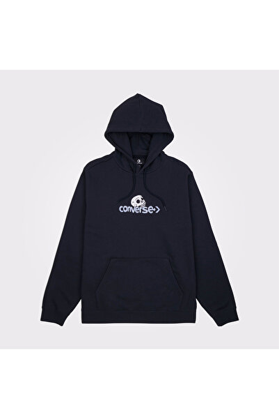 Converse Skull Erkek Siyah Sweatshirt