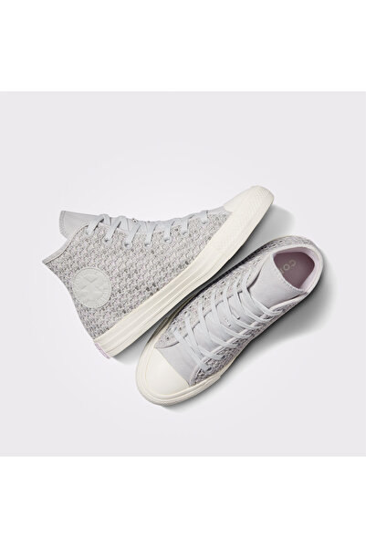 Converse Chuck Taylor All Star Kadın Gri İşlemeli Sneaker