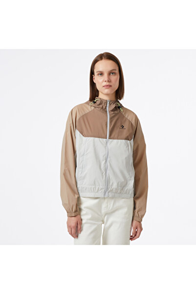 Converse Lightweight Windbreaker Kadın Kahverengi Ceket