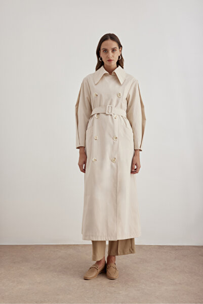 Aker 7183111 Kemer Detaylı  Pardösü