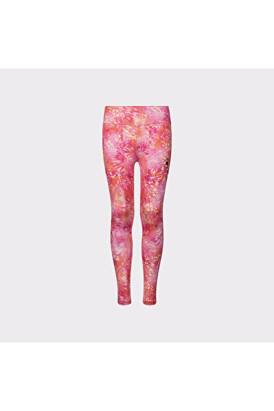 Converse Printed High Rise Çocuk Pembe Tayt