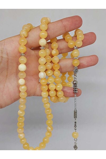 Yasamtohumu 99 komada molitvenih perli od kalcitnog kamena - 8 mm (3205)