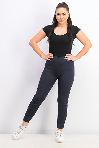 Tchibo Women Plain Full Tights, Navy