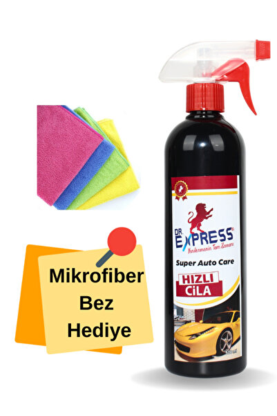 Drexpress Premium Seramik Katkılı Hızlı Cila Etkili Parlaklık Su Tutmaz Hızlı...