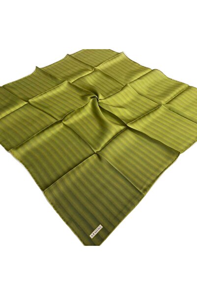 Armine Eșarfă de mătase Sura cu model degradat în dungi verzi 9150 - 81