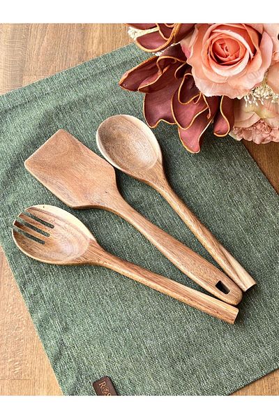 ROSSEV Natura Acacia 3 Piece Service Set