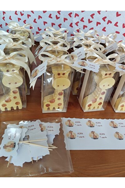 Opulent Accessories Zürafa mum30adet,doğum günü hediyesi,bebek mevludu,sünnet...