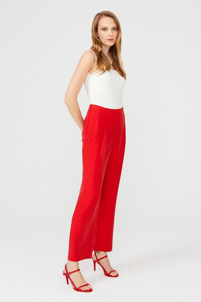 Naramaxx Pleat Detailed Pipe Leg Trousers