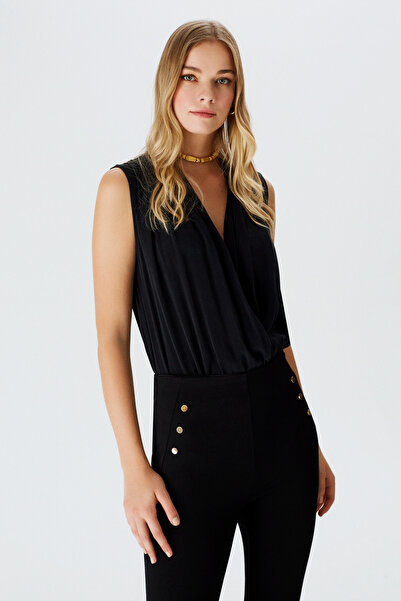 Naramaxx Kruvaze Çıtçıtlı Bluz