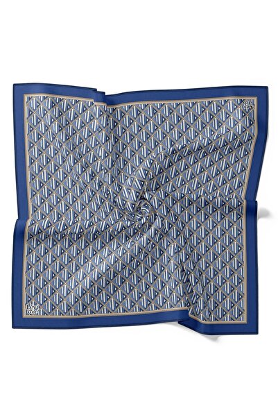 Levidor وشاح تيفيل حريري 4113 - 2 نمط مختلط أزرق